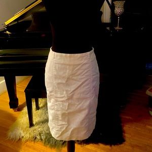 Van Heusen Pencil Skirt White Size 2